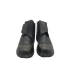 Ghete dama 37, imitație de piele, negru - imagine 3