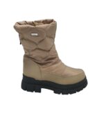 Cizme dama Cortina 42, material textil, bej,  imblanite