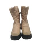 Cizme dama Cortina 42, material textil, bej,  imblanite - imagine 3