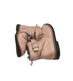 Gheten copii H&M 32, imitație de piele, bej, imblanite - imagine 4