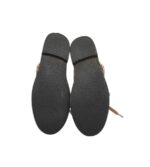 Gheten copii H&M 32, imitație de piele, bej, imblanite - imagine 5