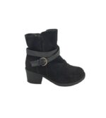 Botine dama Marisa 38, material textil, negru