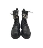 Ghete dama Stradivarius 37, imitatie de  piele, negru - imagine 3