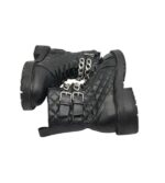 Ghete dama Stradivarius 37, imitatie de  piele, negru - imagine 4