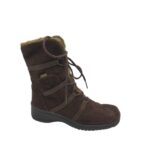 Cizme dama Ara 36, material textil,  maro, Goretex, imblanite