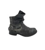 Botine dama Juliet 38, imitatie de piele, gri