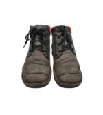 Ghete dama Rieker 39, imitatie de piele, gri , captusite - imagine 3