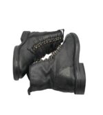 Ghete dama Martina Buraro 40, piele, negru - imagine 4