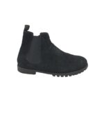 Ghete barbati River Island  42, piele intoarsa, negru