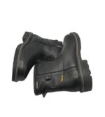 Ghete barbati Camel Active 42, piele, negru, imblanite - imagine 4