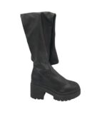 Cizme dama Tamaris 39, imitație de piele, negru