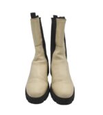 Ghete dama  Vero Moda 39, material textil, piele, bej - imagine 3