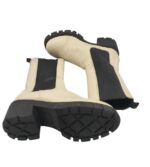 Ghete dama  Vero Moda 39, material textil, piele, bej - imagine 4