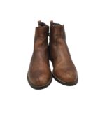 Ghete dama  5th Avenue 38, imitație de piele, piele, maro - imagine 3