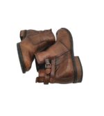 Ghete dama  5th Avenue 38, imitație de piele, piele, maro - imagine 4