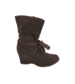 Cizme dama Pavel 38, material textil, maro