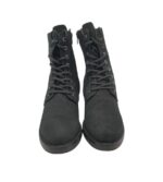 Ghete dama 41, piele, negru - imagine 3