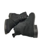 Ghete dama 41, piele, negru - imagine 4
