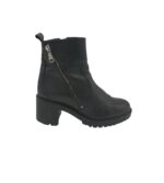 Botine dama 39, piele, negru