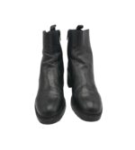 Botine dama 39, piele, negru - imagine 3