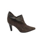 Botine dama Peter Kaiser 38, piele intoarsa, maro