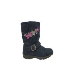 Cizme copii  25, material textil, bleumarin , captusite