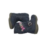 Cizme copii  25, material textil, bleumarin , captusite - imagine 4