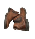 Ghete barbati Easy 44, piele, maro, imblanite - imagine 4