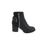 Botine dama New look 38, imitație de piele, material textil, negru