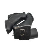 Botine dama New look 38, imitație de piele, material textil, negru - imagine 4