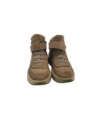 Adidasi copii Superfit 27, piele intoarsa, material textil, maro, Gore tex - imagine 3