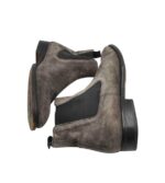 Ghete barbati Magnanni 42, piele intoarsa, gri - imagine 4