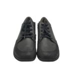 Adidasi barbati Helvesko 45, piele, negru - imagine 3