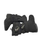 Cizme dama Anna 39, material textil, negru - imagine 4