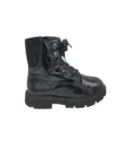 Ghete dama River Island 38, imitatie de piele, negru