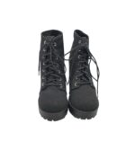 Botine dama H&M 39, material textil, negru - imagine 3