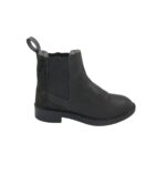 Botine dama  Zara 36, piele intoarsa, piele, negru