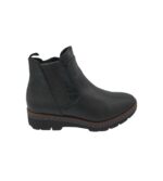 Ghete dama Marco Tozzi 38, imitație de piele, negru