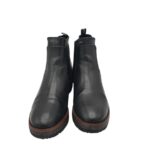 Ghete dama Marco Tozzi 38, imitație de piele, negru - imagine 3