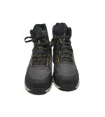 Ghete barbati Fila 41, imitație de piele, material textil, negru gri, captusite - imagine 3