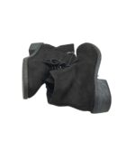 Ghete dama 38, material textil, negru - imagine 4