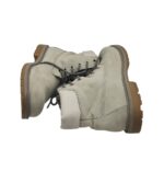 Ghete dama Landrover 38, imitatie de piele, gri, imblanite - imagine 4