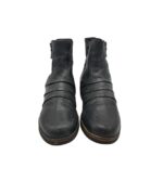 Ghete dama Gabor 40, piele, negru - imagine 3