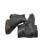 Ghete dama Gabor 40, piele, negru - imagine 4