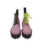 Ghete dama Last 37, piele, mov - imagine 3