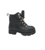 Ghete dama Last 37, piele, negru