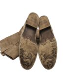 Cizme dama Graceland 42, material textil, bej - imagine 5