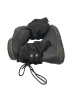 Cizme dama Footflexx 39, imitatie de piele, material textil, negru, imblanite - imagine 4