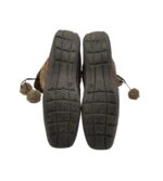 Cizme dama 36, material textil, maro, imblanite - imagine 5