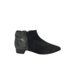 Botine dama Peter Kaiser 42, piele, piele intoarsa, negru